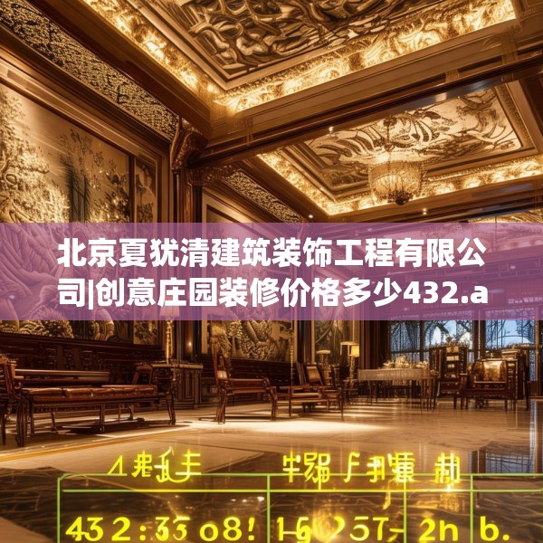 北京夏犹清建筑装饰工程有限公司|创意庄园装修价格多少432.a308b309c312fgy.319nbn