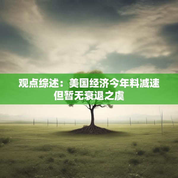 观点综述：美国经济今年料减速但暂无衰退之虞