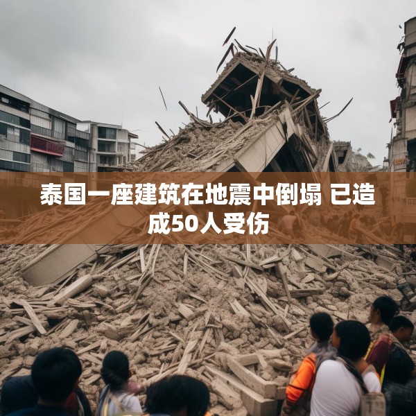 泰国一座建筑在地震中倒塌 已造成50人受伤