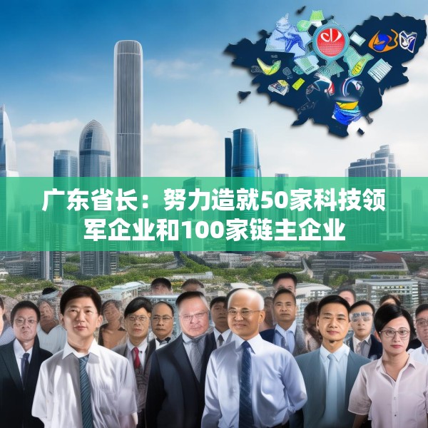 广东省长：努力造就50家科技领军企业和100家链主企业
