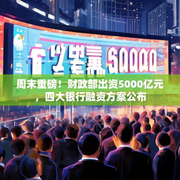 周末重磅！财政部出资5000亿元，四大银行融资方案公布