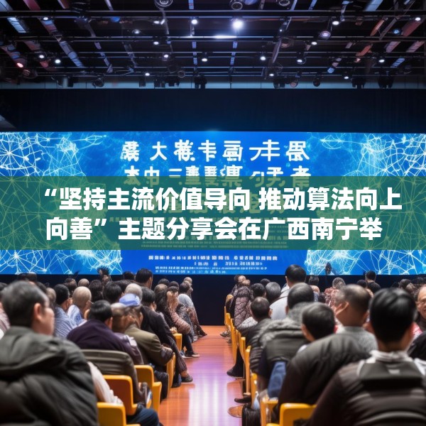 “坚持主流价值导向 推动算法向上向善”主题分享会在广西南宁举行