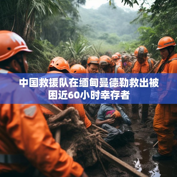 中国救援队在缅甸曼德勒救出被困近60小时幸存者