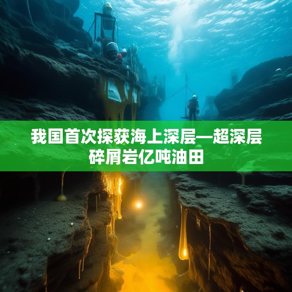 我国首次探获海上深层—超深层碎屑岩亿吨油田