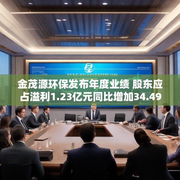 金茂源环保发布年度业绩 股东应占溢利1.23亿元同比增加34.49%