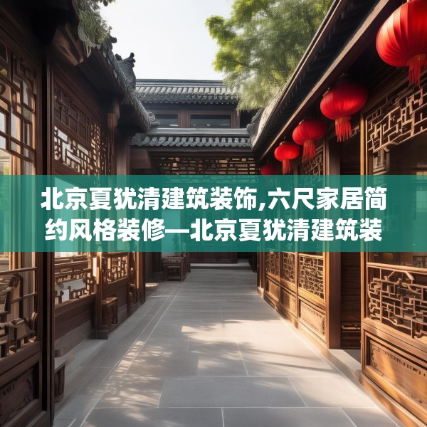 北京夏犹清建筑装饰,六尺家居简约风格装修—北京夏犹清建筑装饰406.a282b283c286fgy.293sdA