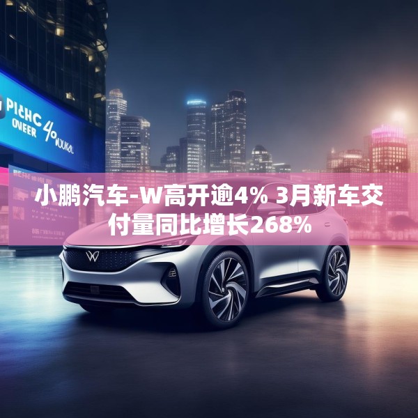 小鹏汽车-W高开逾4% 3月新车交付量同比增长268%