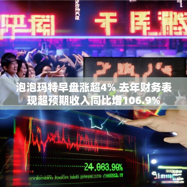 泡泡玛特早盘涨超4% 去年财务表现超预期收入同比增106.9%