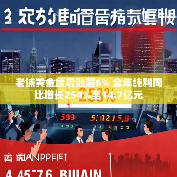 老铺黄金绩后涨超6% 全年纯利同比增长254%至14.7亿元