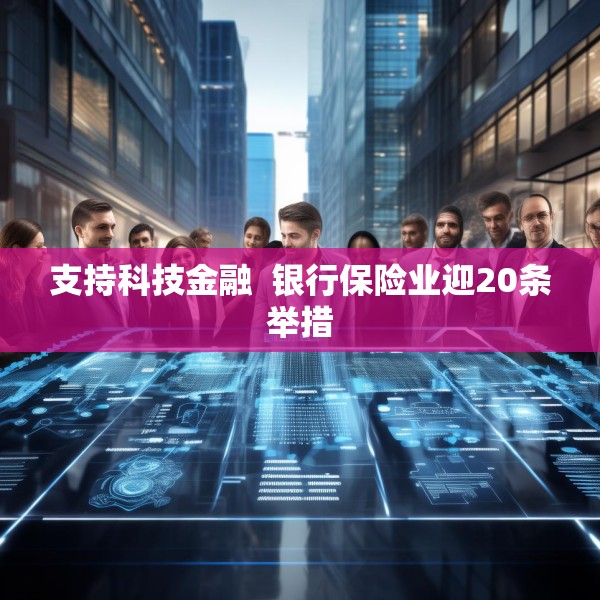 支持科技金融  银行保险业迎20条举措