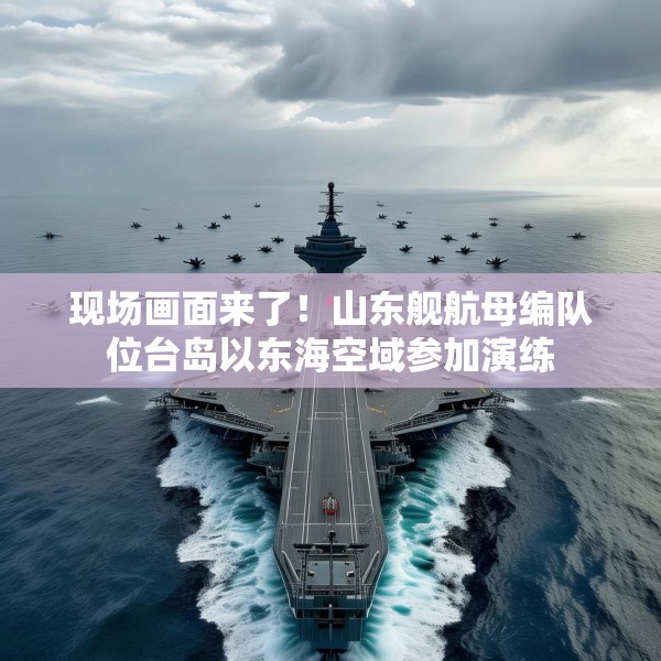 现场画面来了！山东舰航母编队位台岛以东海空域参加演练