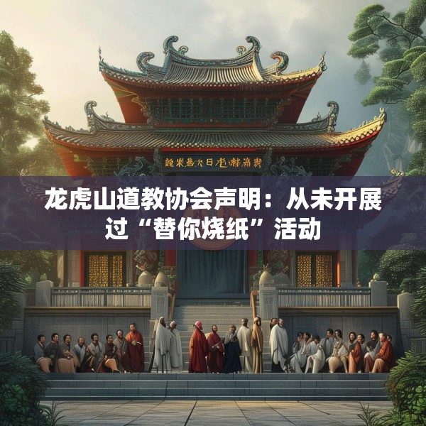 龙虎山道教协会声明：从未开展过“替你烧纸”活动