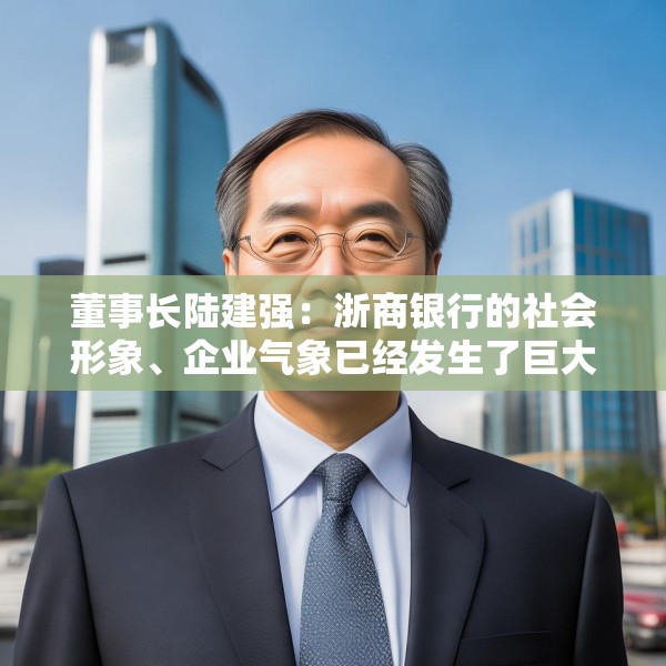 董事长陆建强：浙商银行的社会形象、企业气象已经发生了巨大的变化