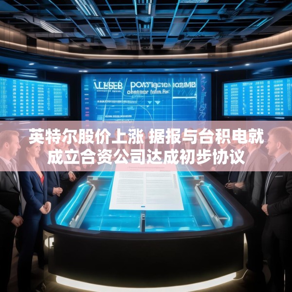 英特尔股价上涨 据报与台积电就成立合资公司达成初步协议