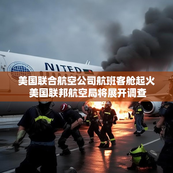 美国联合航空公司航班客舱起火 美国联邦航空局将展开调查