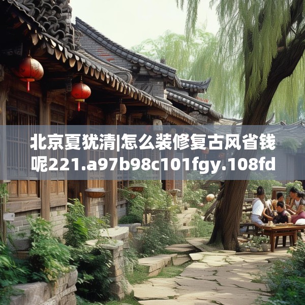 北京夏犹清|怎么装修复古风省钱呢221.a97b98c101fgy.108fds