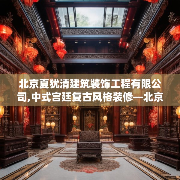 北京夏犹清建筑装饰工程有限公司,中式宫廷复古风格装修—北京夏犹清建筑装饰工程有限公司236.a112b113c116fgy.12376678
