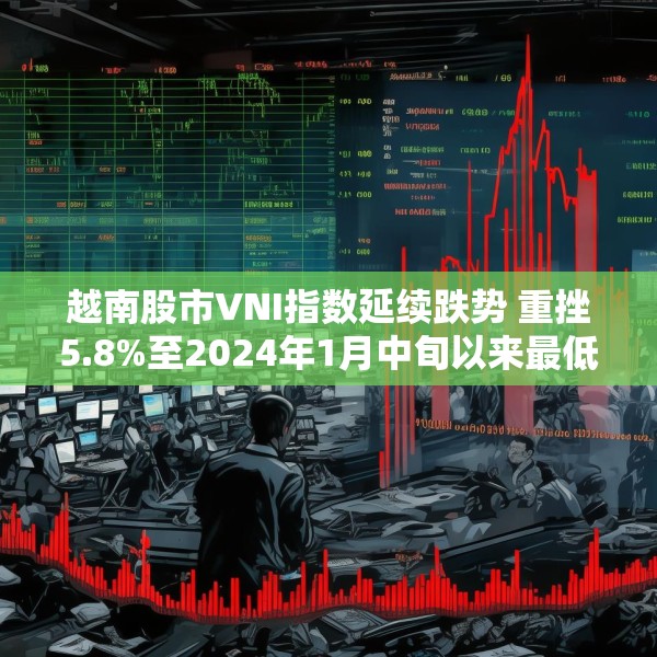 越南股市VNI指数延续跌势 重挫5.8%至2024年1月中旬以来最低
