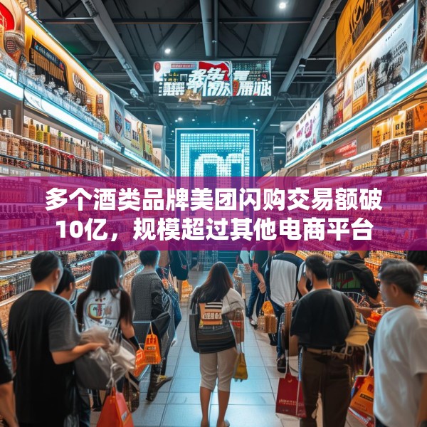 多个酒类品牌美团闪购交易额破10亿，规模超过其他电商平台