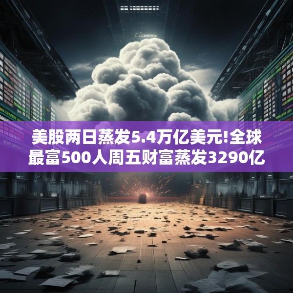 美股两日蒸发5.4万亿美元!全球最富500人周五财富蒸发3290亿 疫情以来最惨