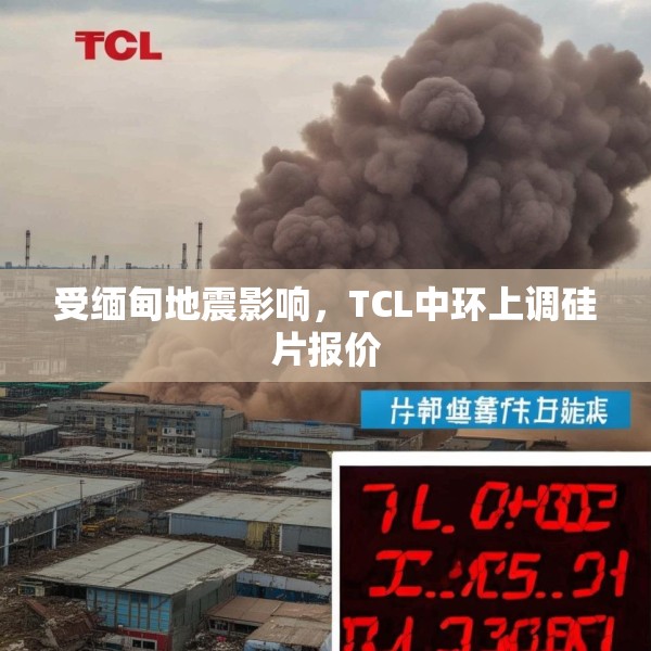 受缅甸地震影响，TCL中环上调硅片报价