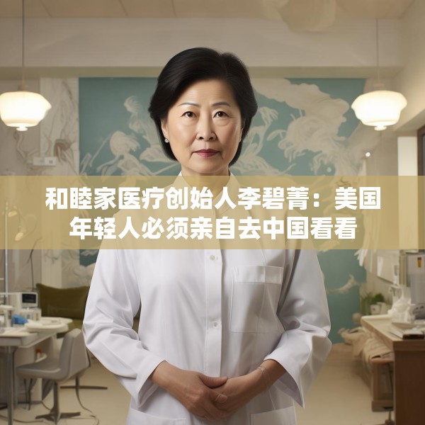 和睦家医疗创始人李碧菁：美国年轻人必须亲自去中国看看