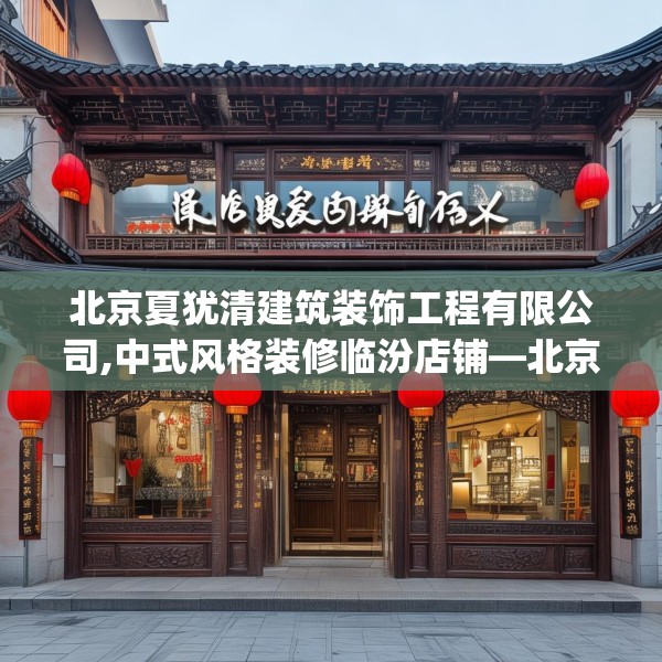 北京夏犹清建筑装饰工程有限公司,中式风格装修临汾店铺—北京夏犹清建筑装饰工程有限公司150.a26b27c30fgy.37dsfds