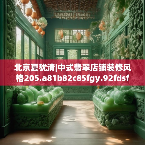 北京夏犹清|中式翡翠店铺装修风格205.a81b82c85fgy.92fdsfds