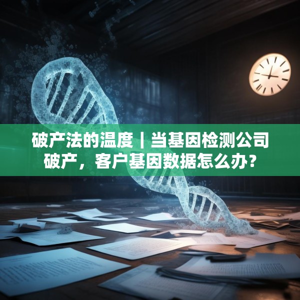 破产法的温度｜当基因检测公司破产，客户基因数据怎么办？