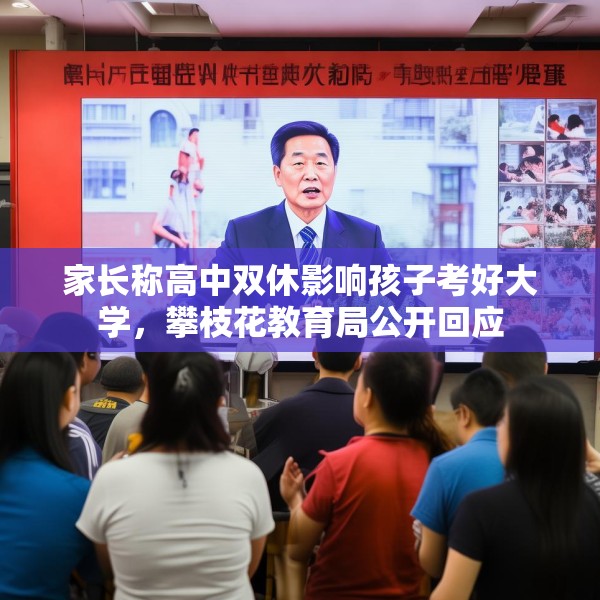 家长称高中双休影响孩子考好大学，攀枝花教育局公开回应