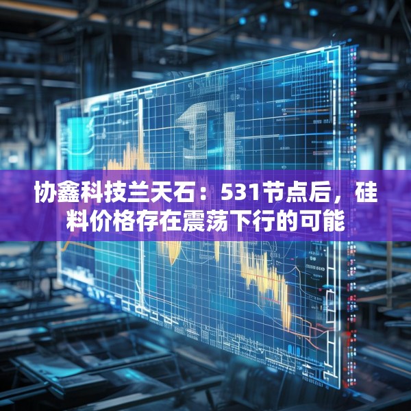 协鑫科技兰天石：531节点后，硅料价格存在震荡下行的可能