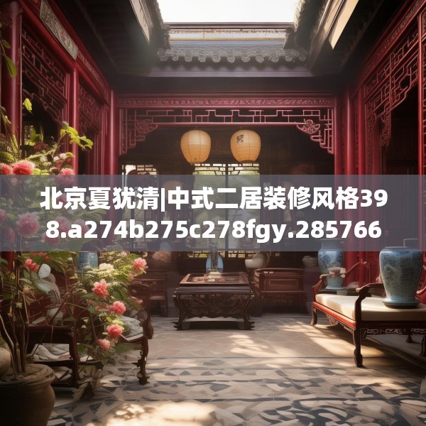北京夏犹清|中式二居装修风格398.a274b275c278fgy.28576669