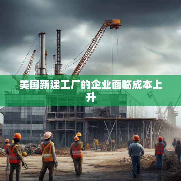 美国新建工厂的企业面临成本上升
