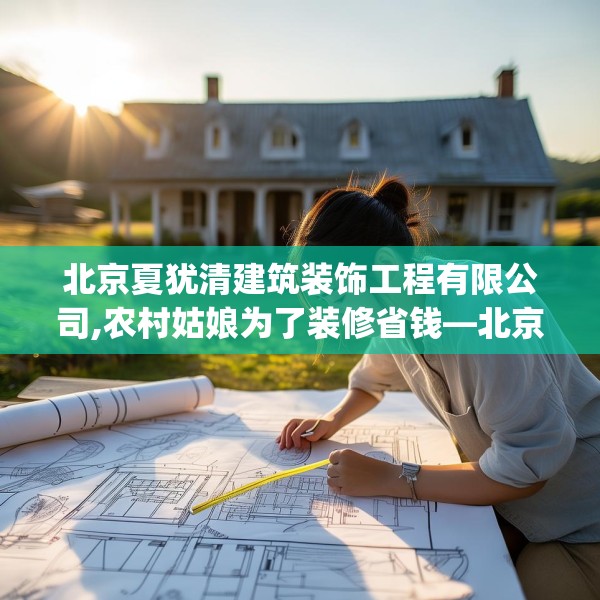 北京夏犹清建筑装饰工程有限公司,农村姑娘为了装修省钱—北京夏犹清建筑装饰工程有限公司343.a219b220c223fgy.230jhhj