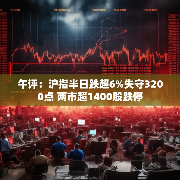 午评：沪指半日跌超6%失守3200点 两市超1400股跌停