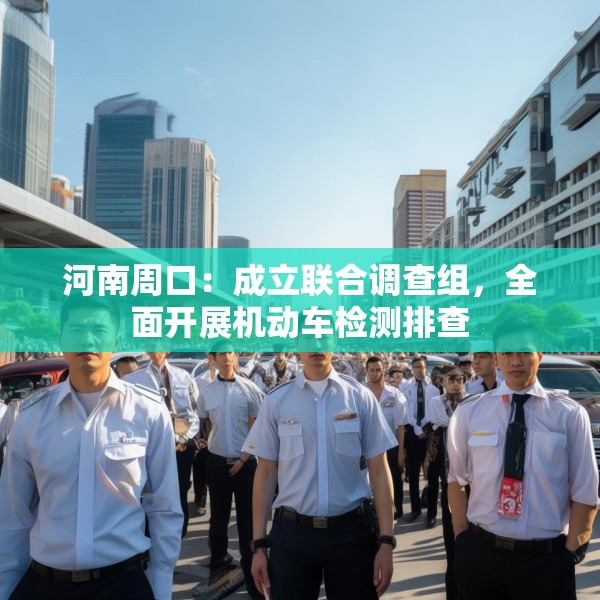 河南周口：成立联合调查组，全面开展机动车检测排查