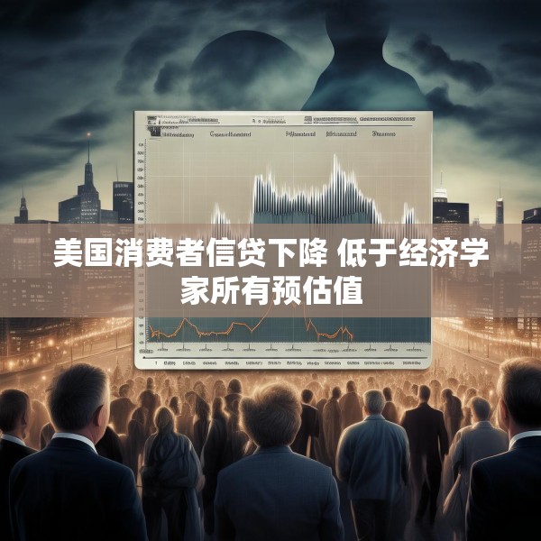 美国消费者信贷下降 低于经济学家所有预估值