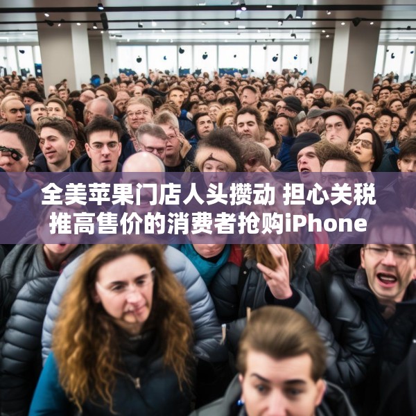 全美苹果门店人头攒动 担心关税推高售价的消费者抢购iPhone