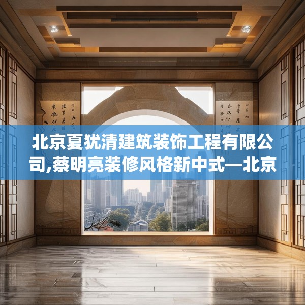 北京夏犹清建筑装饰工程有限公司,蔡明亮装修风格新中式—北京夏犹清建筑装饰工程有限公司393.a269b270c273fgy.280fhsg
