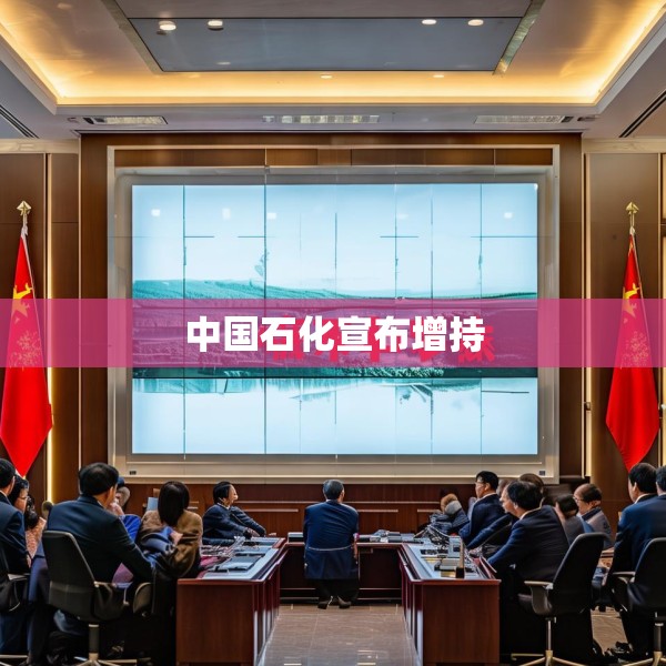 中国石化宣布增持
