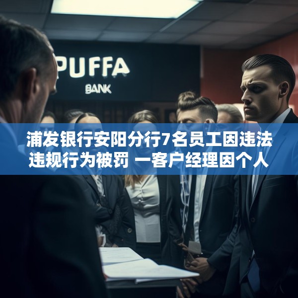 浦发银行安阳分行7名员工因违法违规行为被罚 一客户经理因个人消费贷款管理不到位被禁业5年