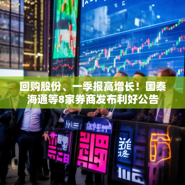回购股份、一季报高增长！国泰海通等8家券商发布利好公告