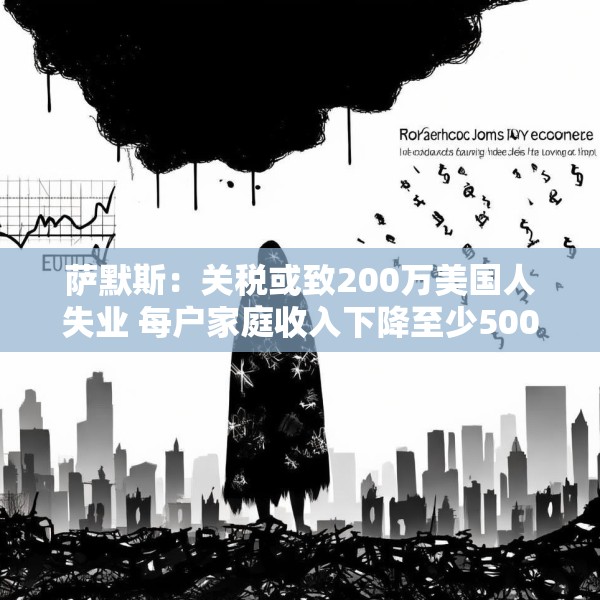 萨默斯：关税或致200万美国人失业 每户家庭收入下降至少5000美元