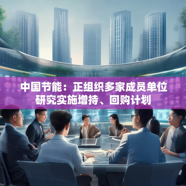 中国节能：正组织多家成员单位研究实施增持、回购计划