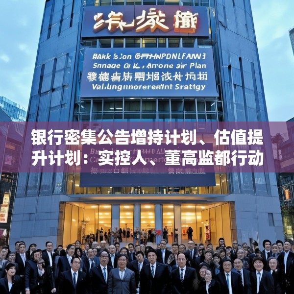 银行密集公告增持计划、估值提升计划：实控人、董高监都行动了！