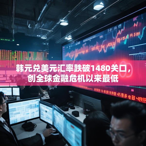韩元兑美元汇率跌破1480关口，创全球金融危机以来最低