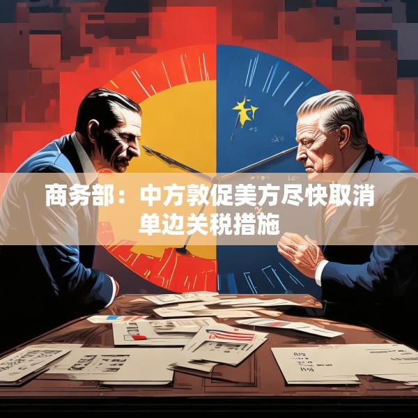 商务部：中方敦促美方尽快取消单边关税措施