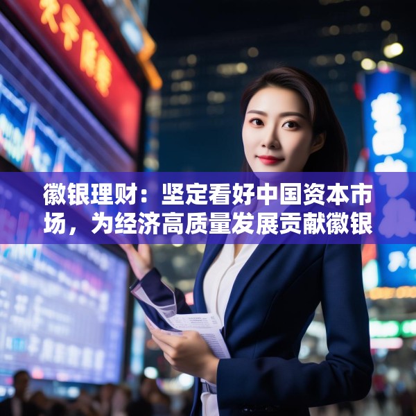 徽银理财：坚定看好中国资本市场，为经济高质量发展贡献徽银力量