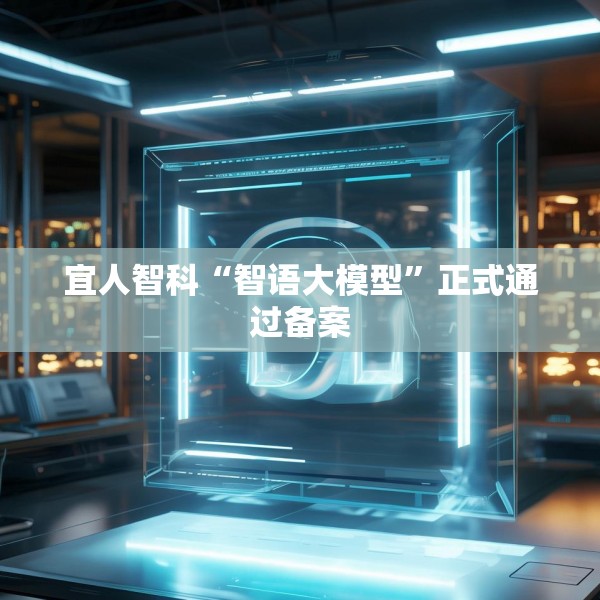 宜人智科“智语大模型”正式通过备案