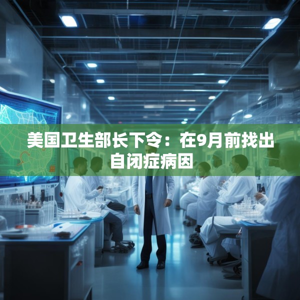 美国卫生部长下令：在9月前找出自闭症病因